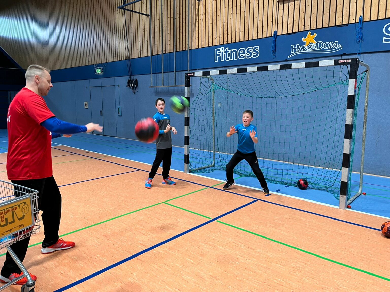 Zusätzliches Torwarttraining — HandballFörderKonzept stralsunderhv