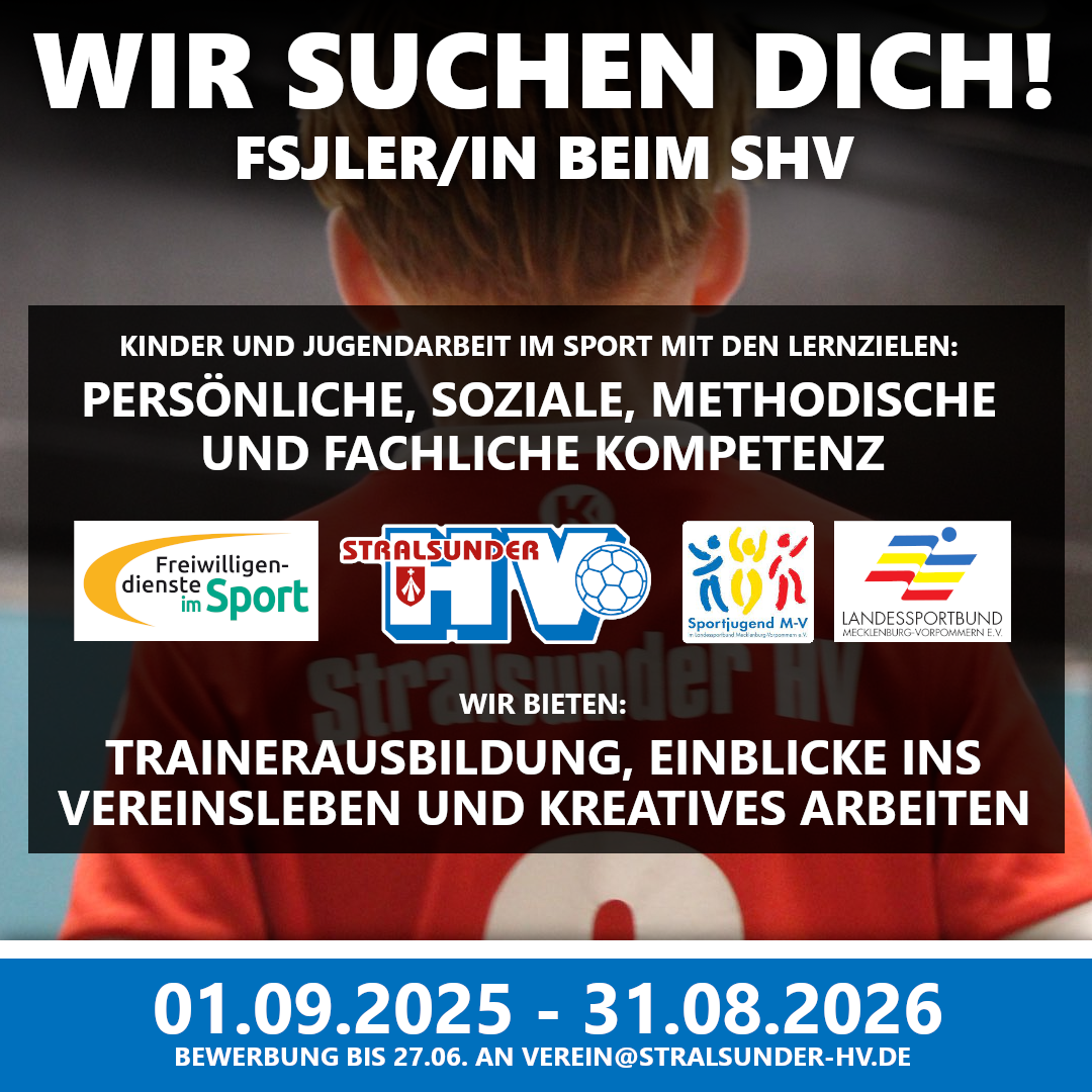 Du betrachtest gerade FSJ beim Stralsunder HV!